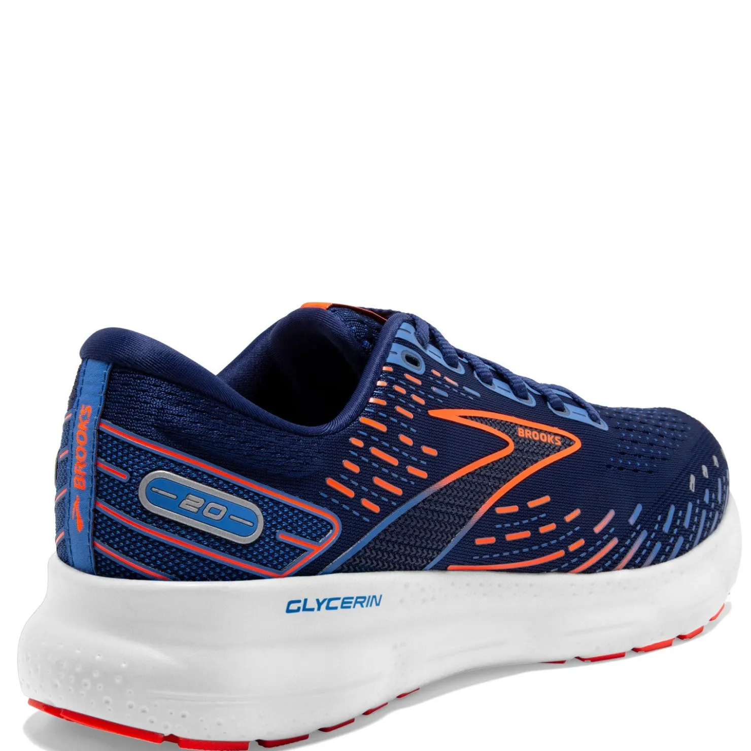 Sneakers & Athletics*Brooks Men's , Glycerin 20 Running Shoe Blue/Orange