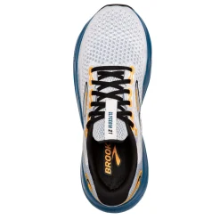 Running*Brooks Men's , Glycerin 21 Running Shoe White/Sapphire/Orange