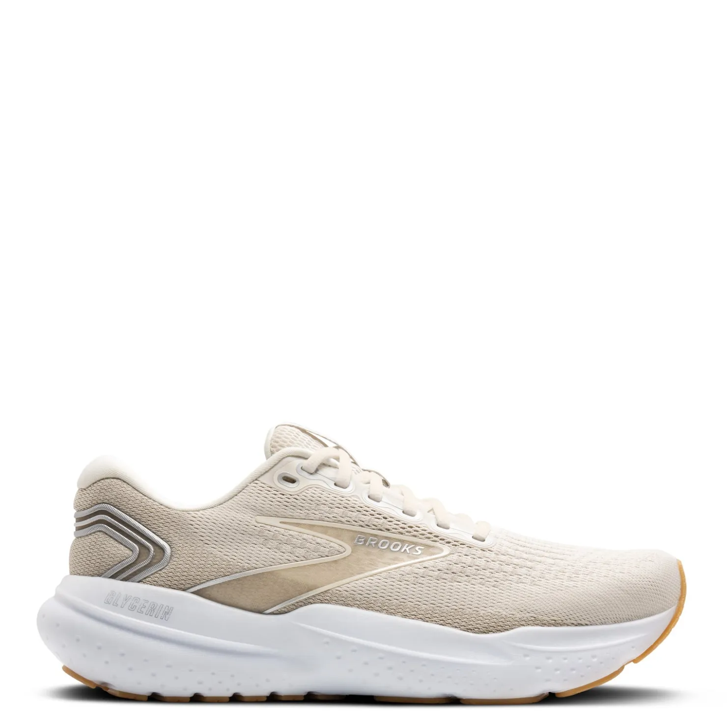 Running*Brooks Men's , Glycerin 21 Running Shoe Khaki/Silver/White