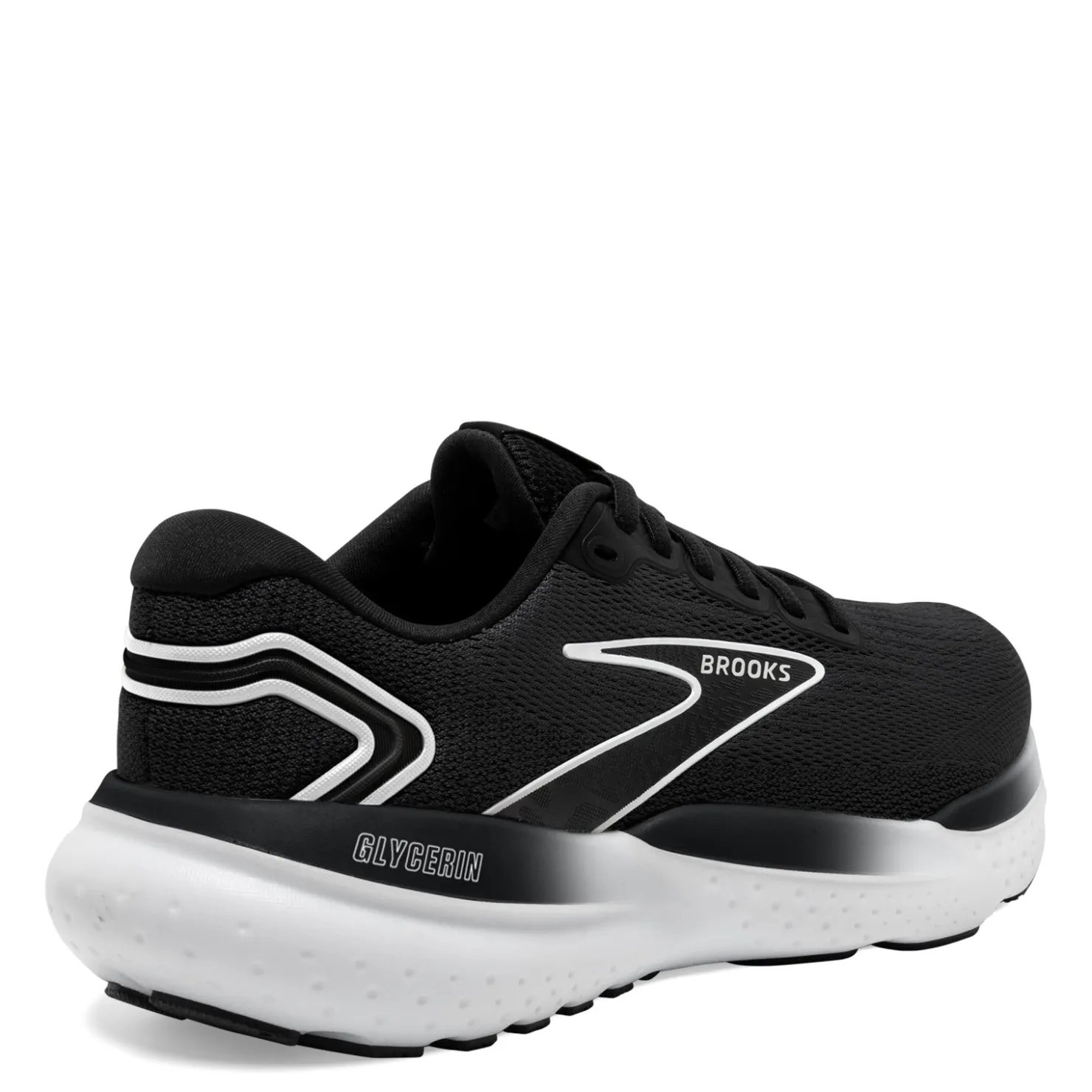 Running*Brooks Men's , Glycerin 21 Running Shoe - Wide Width Black Grey White