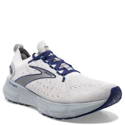 Running*Brooks Men's , Glycerin 20 Stealth Fit Running Shoe Oyster/Blue