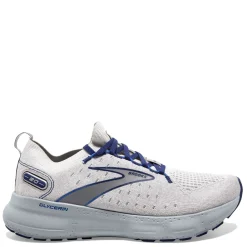 Running*Brooks Men's , Glycerin 20 Stealth Fit Running Shoe Oyster/Blue