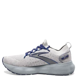 Running*Brooks Men's , Glycerin 20 Stealth Fit Running Shoe Oyster/Blue