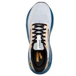 Sneakers & Athletics*Brooks Men's , Glycerin GTS 21 Running Shoe White/Sapphire/Orange