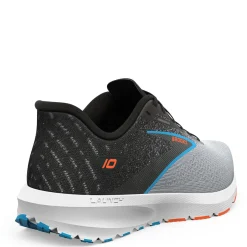 Sneakers & Athletics*Brooks Men's , Launch 10 Running Shoe - Wide Width Black/Grey/Orange Clown Fish