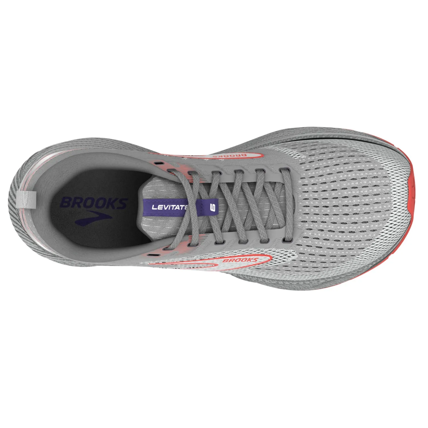 Sneakers & Athletics*Brooks Men's , Levitate 6 Running Shoe Grey/Orange/Purple