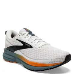 Sneakers & Athletics*Brooks Men's , Trace 3 Running Shoe White/Orange/Goblin Blue