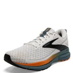 Sneakers & Athletics*Brooks Men's , Trace 3 Running Shoe White/Orange/Goblin Blue