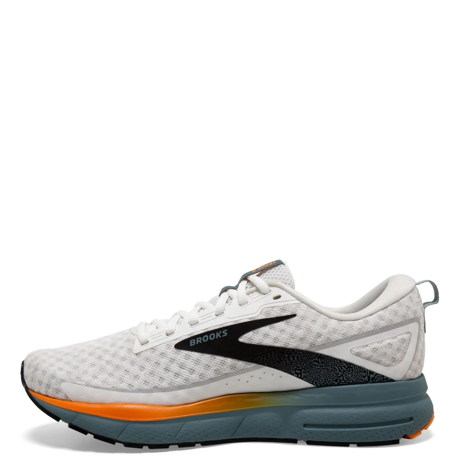 Sneakers & Athletics*Brooks Men's , Trace 3 Running Shoe White/Orange/Goblin Blue