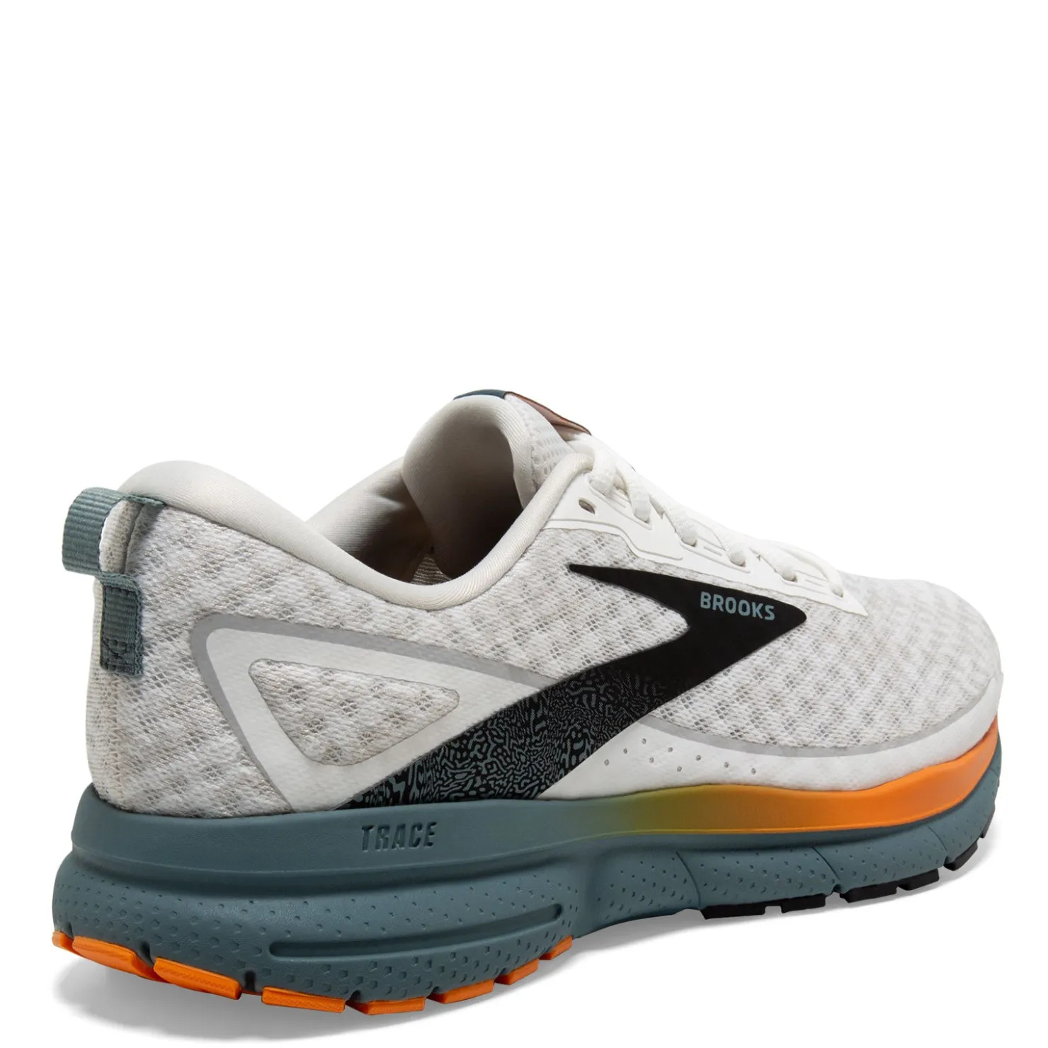 Sneakers & Athletics*Brooks Men's , Trace 3 Running Shoe White/Orange/Goblin Blue