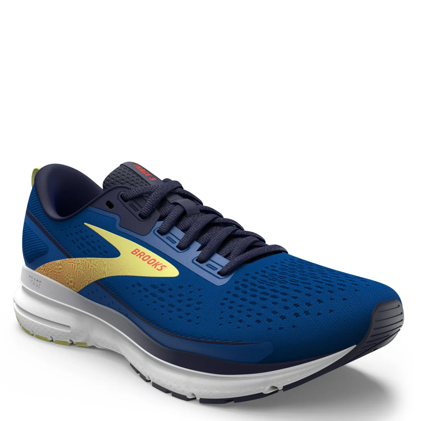 Sneakers & Athletics*Brooks Men's , Trace 3 Running Shoe Blue/Peacoat/Yellow