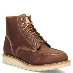 Work & Safety*Carhartt Men's , 6 Inch Waterproof Wedge Work Boot Brown