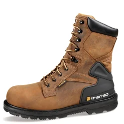 Boots*Carhartt Men's , Heritage WP 8in Steel Toe Boot Brown