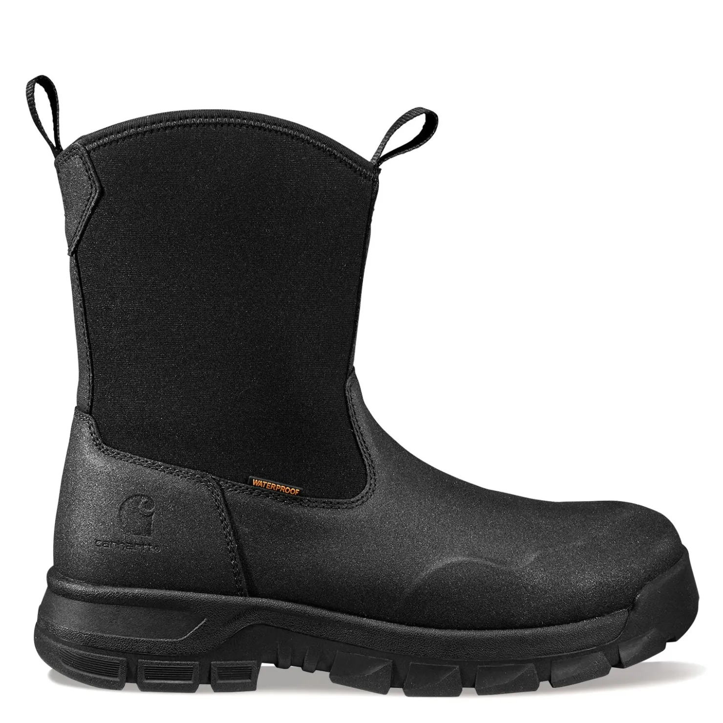 Boots*Carhartt Men's , Kentwood Waterproof 9-Inch Steel Toe Wellington Boot Black