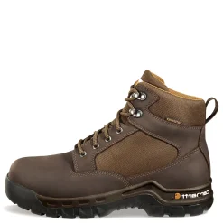 Work & Safety*Carhartt Men's , Rugged Flex WP 6in Soft Toe Work Boot Brown
