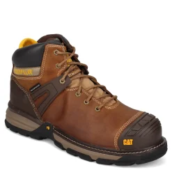 Work & Safety*Caterpillar Men's , Excavator Superlite Waterproof Soft Toe Work Boot Dark Beige