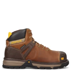 Work & Safety*Caterpillar Men's , Excavator Superlite Waterproof Soft Toe Work Boot Dark Beige