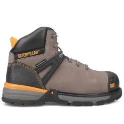 Boots*Caterpillar Men's , Excavator Superlite Waterproof Nano Toe Work Boot Pewter