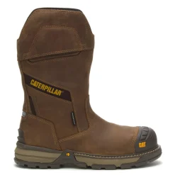 Work & Safety*Caterpillar Men's , Excavator Superlite Pull-On Waterproof Carbon Composite Toe Work Boot Pyramid