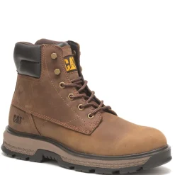 Work & Safety*Caterpillar Men's , Exposition Hiker 6in Soft Toe Work Boot Brown