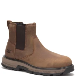 Work & Safety*Caterpillar Men's , Exposition Chelsea Alloy Toe Work Boot Brown