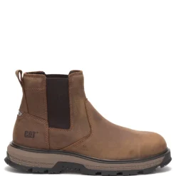 Work & Safety*Caterpillar Men's , Exposition Chelsea Alloy Toe Work Boot Brown