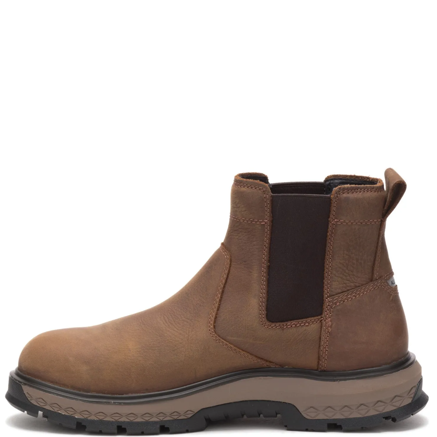 Boots*Caterpillar Men's , Exposition Chelsea Alloy Toe Work Boot Brown