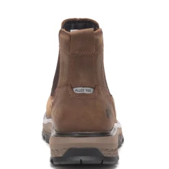 Boots*Caterpillar Men's , Exposition Chelsea Alloy Toe Work Boot Brown