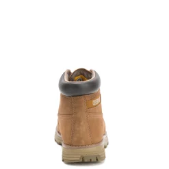 Boots*Caterpillar Men's , Founder Soft Toe Work Boot Bronze Brown