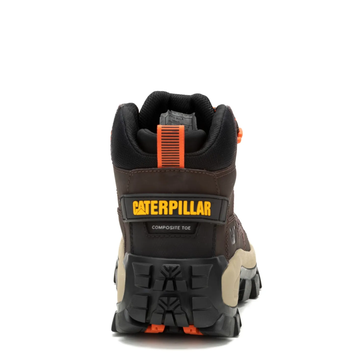 Work & Safety*Caterpillar Men's , Invader Mid Vent Comp Toe Work Boot Coffee Bean