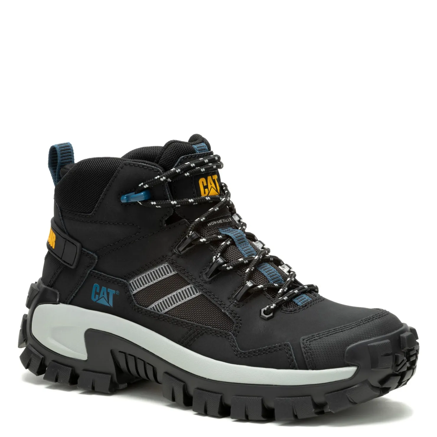 Boots*Caterpillar Men's , Invader Mid Vent Comp Toe Work Boot Black