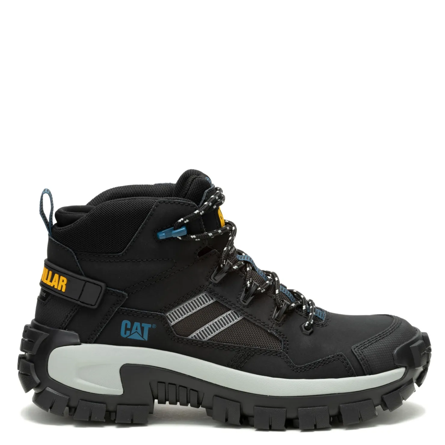 Boots*Caterpillar Men's , Invader Mid Vent Comp Toe Work Boot Black