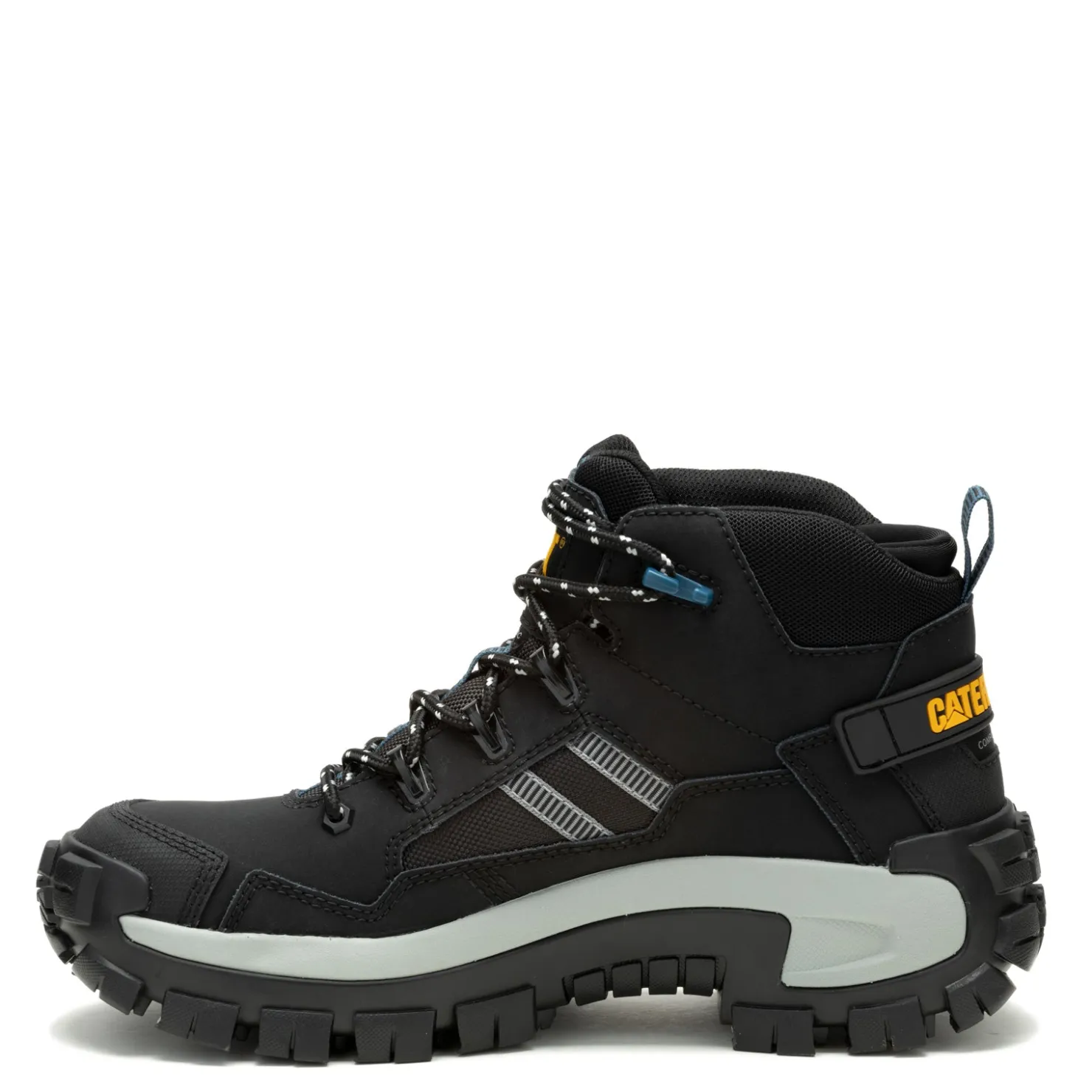 Boots*Caterpillar Men's , Invader Mid Vent Comp Toe Work Boot Black