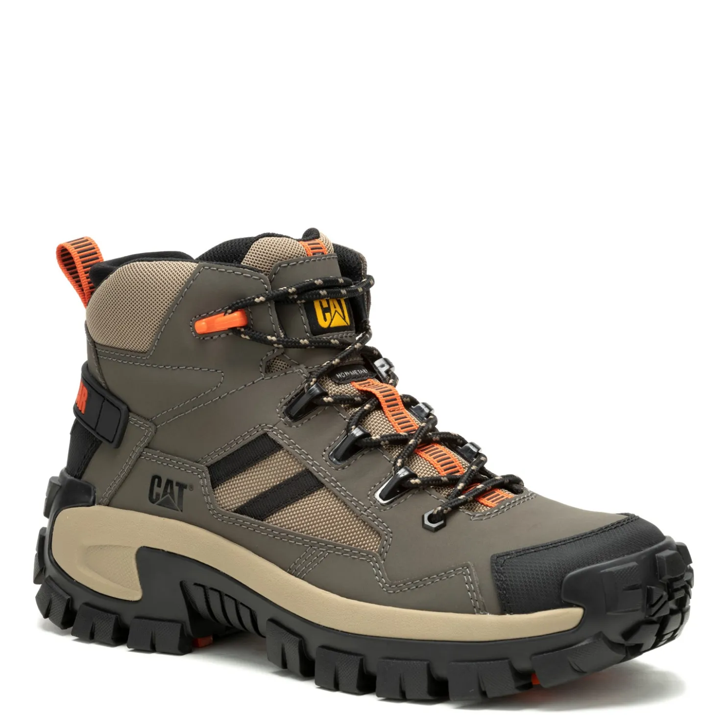 Boots*Caterpillar Men's , Invader Mid Vent Comp Toe Work Boot Bungee Cord