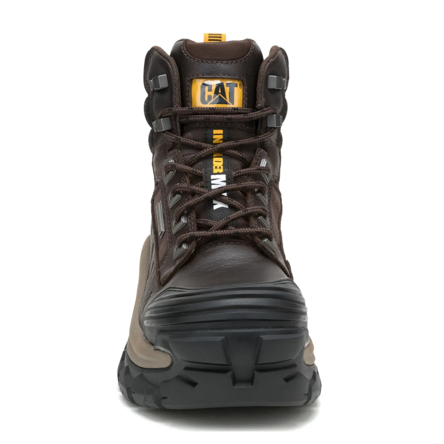 Boots*Caterpillar Men's , Invader Max Waterproof Comp Toe Work Boot Coffee Bean