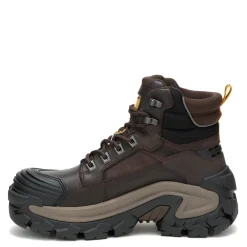 Boots*Caterpillar Men's , Invader Max Waterproof Comp Toe Work Boot Coffee Bean