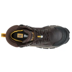 Boots*Caterpillar Men's , Invader Max Waterproof Comp Toe Work Boot Coffee Bean