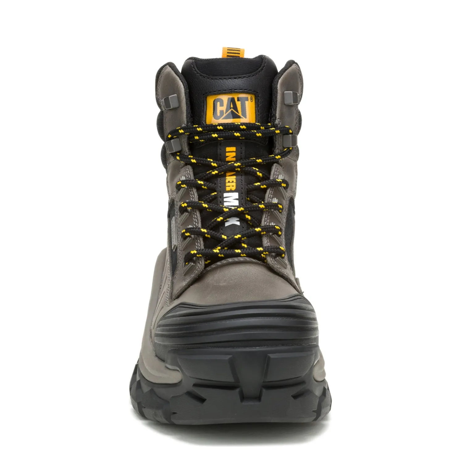 Boots*Caterpillar Men's , Invader Max Waterproof Comp Toe Work Boot Gargoyle