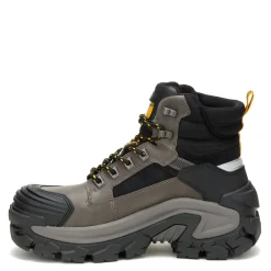 Boots*Caterpillar Men's , Invader Max Waterproof Comp Toe Work Boot Gargoyle