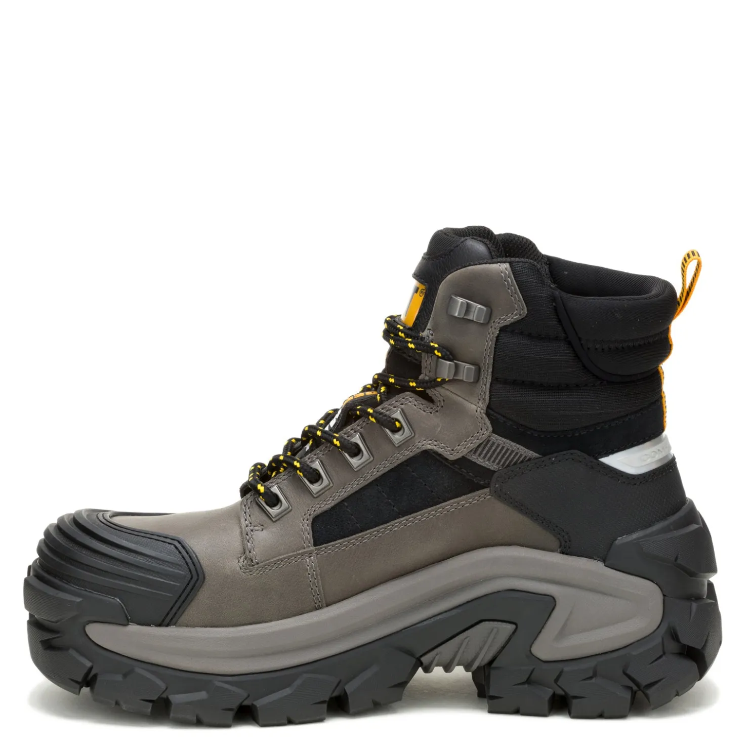 Boots*Caterpillar Men's , Invader Max Waterproof Comp Toe Work Boot Gargoyle