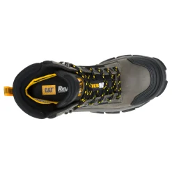 Boots*Caterpillar Men's , Invader Max Waterproof Comp Toe Work Boot Gargoyle