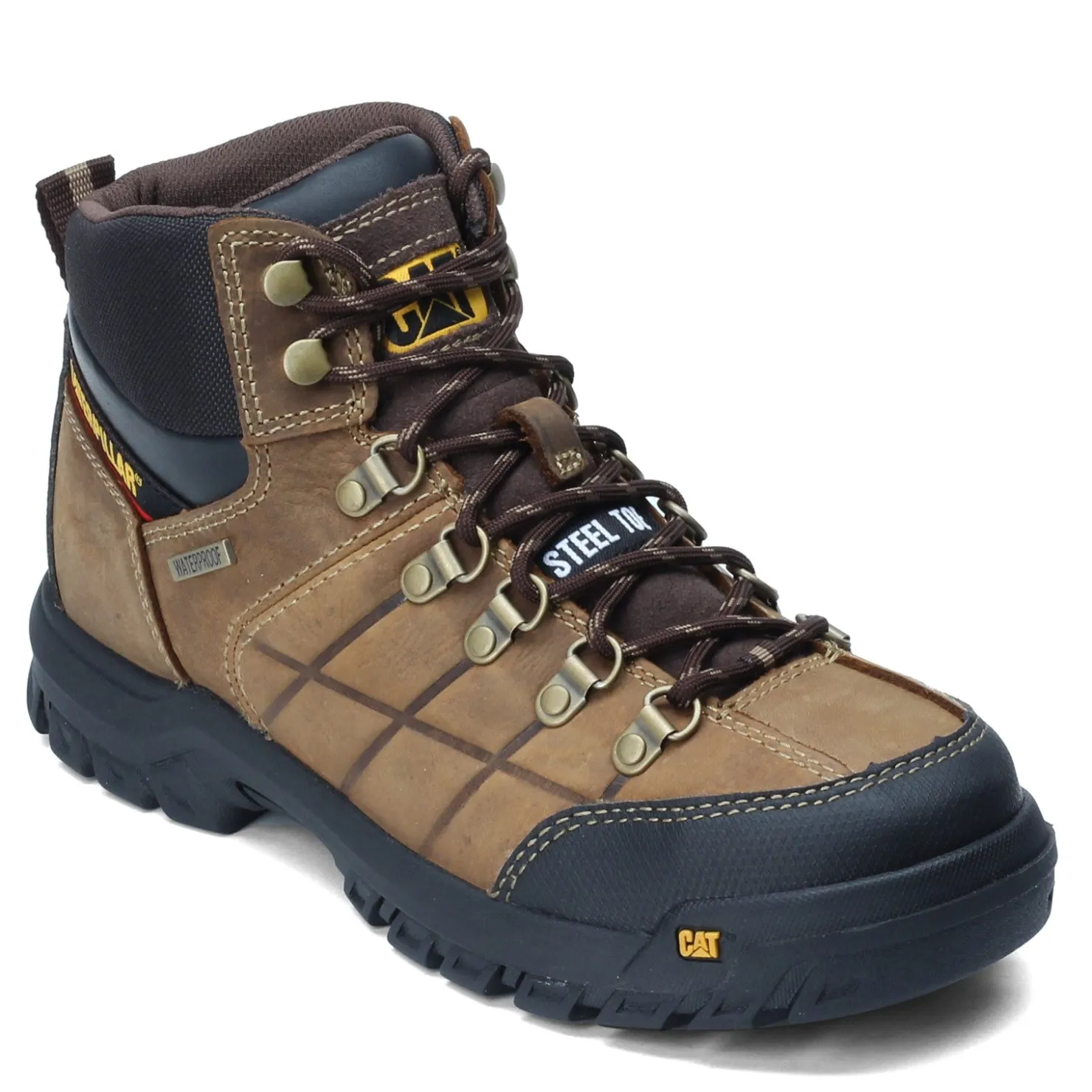 Work & Safety*Caterpillar Men's , Threshold Waterproof Work Boot Brown