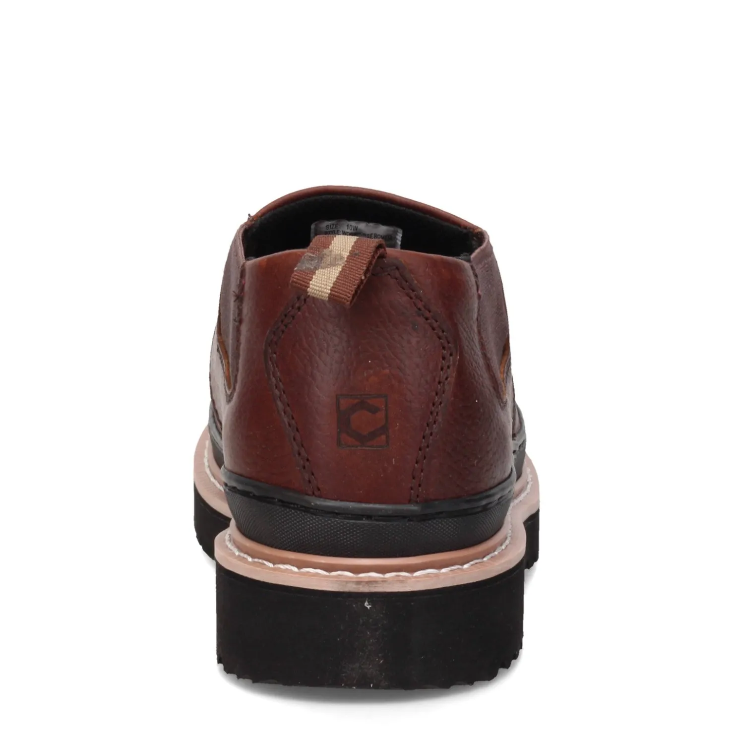Work & Safety*Chinook Men's , Romeo Slip-On - Wide Width Brown