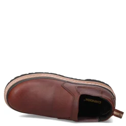 Work & Safety*Chinook Men's , Romeo Slip-On - Wide Width Brown