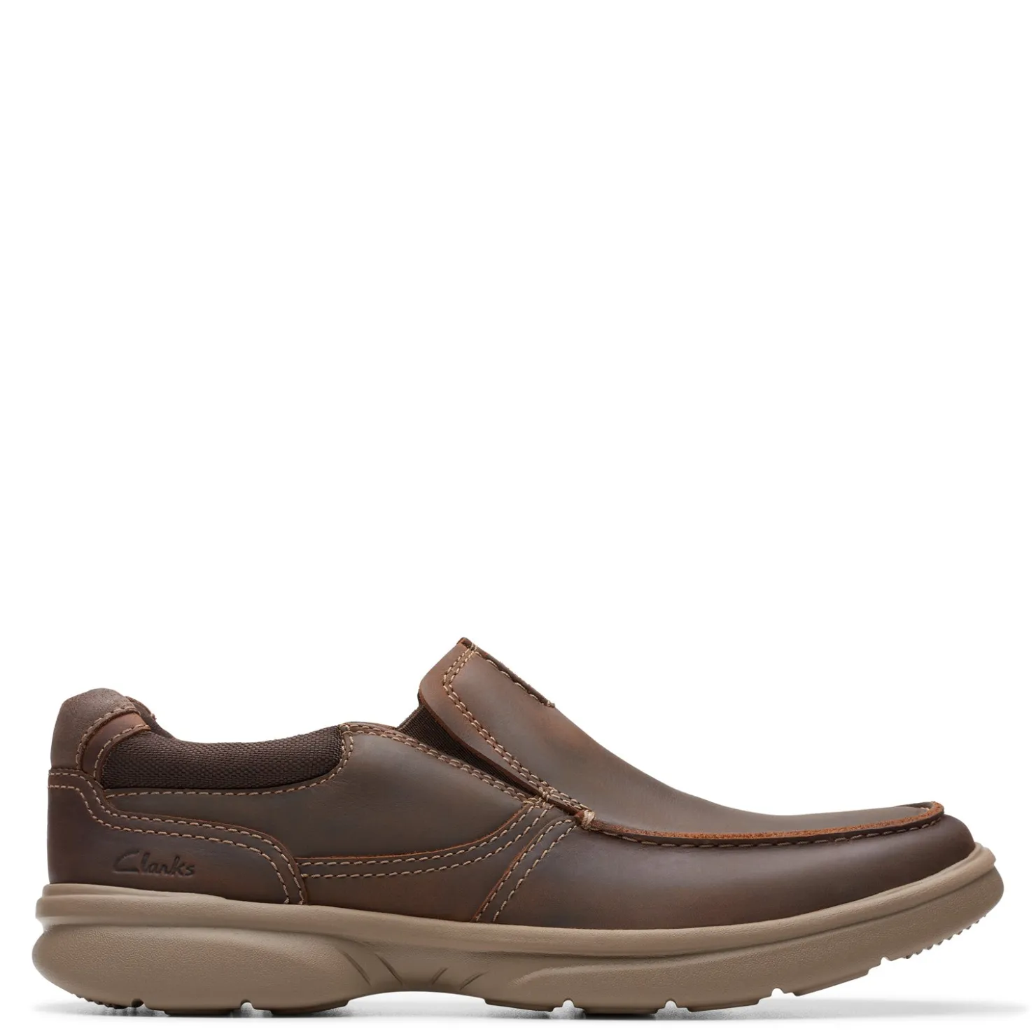 Slip-On Shoes*Clarks Men's , Bradley Free Slip-On Beeswax Leather