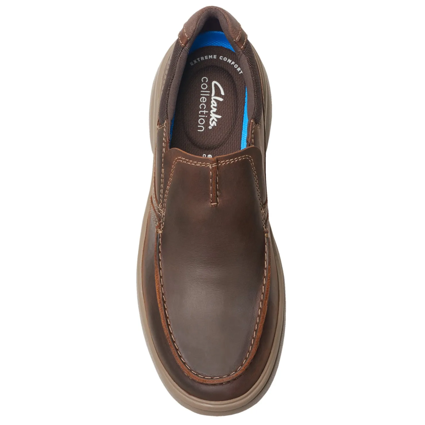 Slip-On Shoes*Clarks Men's , Bradley Free Slip-On Beeswax Leather