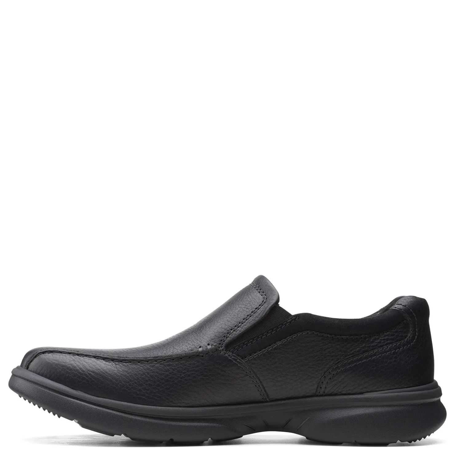 Loafers*Clarks Men's , Bradley Step Slip-On Black