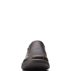 Slip-On Shoes*Clarks Men's , Bradley Step Slip-On Tan Tumbled Leather
