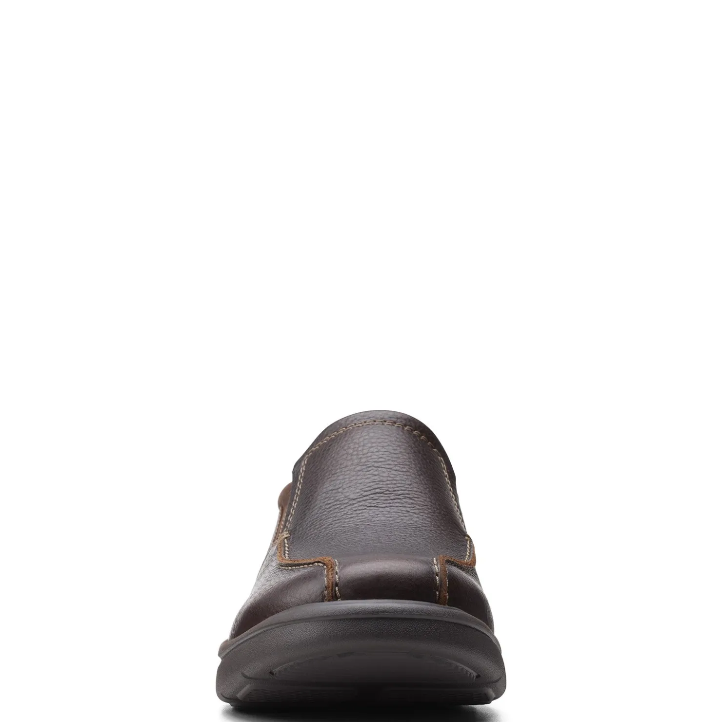Slip-On Shoes*Clarks Men's , Bradley Step Slip-On Tan Tumbled Leather