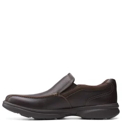 Slip-On Shoes*Clarks Men's , Bradley Step Slip-On Tan Tumbled Leather